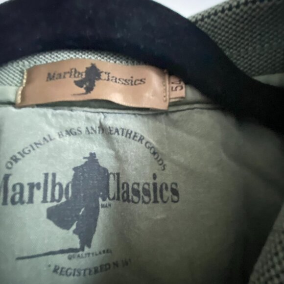 MARLBOROUGH CLASSICS Vintage Men's Polo Shirt Short Sleeves Green Size 54 - Picture 3 of 5